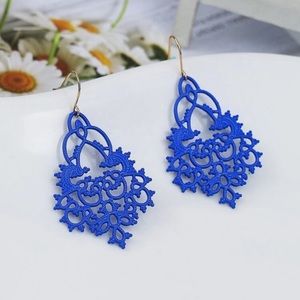 EMERY rose hollow out drop earrings